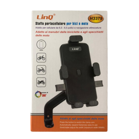 Support Vélo/Moto pour Smartphone LinQ H3379 — LinQ · Smarty Paris 18e